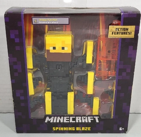 2016 Mattel Minecraft  Spinning Blaze Action Figure (Rotating Arm Attack!) Cover