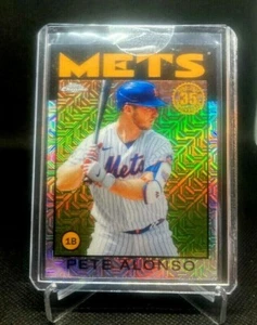 2021 Topps 35TH ANNIVERSARY PETE ALONSO SILVER PACK CHROME REFRACTOR #86BC-65 - Picture 1 of 3