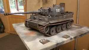 Heng Long 1/16 RC German Tiger 1 Custom Paint Pro Platinum, Smoking Barrel - Bild 1 von 12