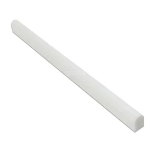 Thassos weißer griechischer Marmor 1/2 x 12 Bleistiftfutter Zierleiste - Bild 1 von 3