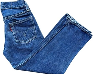 Jeans de mezclilla vintage Levi’s Big E con ribete para niños talla 18x18 PUNTADA ÚNICA - Imagen 1 de 24
