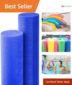 Floating Pool Noodles Foam 52 Inch Thick for Swimming Fun Assorted Colors - Picture 1 of 7