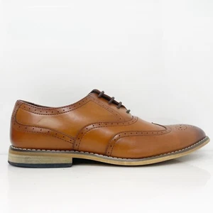 Stacy Adams Boys Dunbar 43419-221 Brown Leather Oxford Dress Shoes Size 6 M - Picture 1 of 12