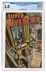 Super-Mystery Comics v8 #3 (Ace, 1949) CGC 3.0 - Imagen 1 de 1
