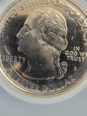 2007 - S  ICG PR69  DCAM"WYOMING" STATEHOOD Washington Quarter!  - Image 1 of 4