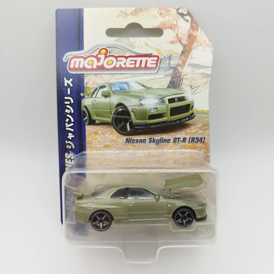 Majorette 1/64 Nissan Skyline GT-R R34 - Japan Series Premium Cars 2024 - Neuf