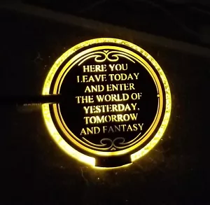 Main Street Here You Leave Today Entranceway Welcome Plaque Inspired Coaster - Picture 1 of 10