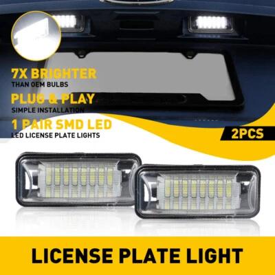 适用于斯巴鲁 WRX 13-20 Forester STI XV Crosstrek Legacy LED 板车牌灯 OO — 第 1/4 张图片