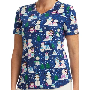 Scrub Star Women's Penquin Playtime Top Size 2X - Picture 1 of 5