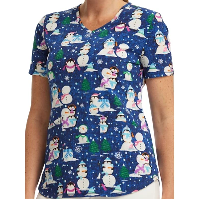 Scrub Star Women's Penquin Playtime Top Size 2X - Image 1 of 4