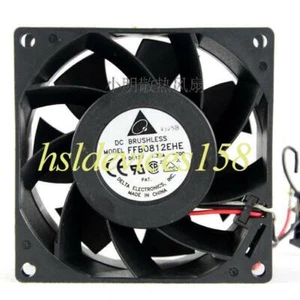 1pc Delta FFB0812EHE 12V 1.35A 8CM 8038 3-wire Double Ball Cooling Fan - Picture 1 of 3