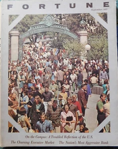 FORTUNE MAGAZINE Sept 1965 Mexico Steel Cigars Boston College Campus Antitrust - Imagen 1 de 2