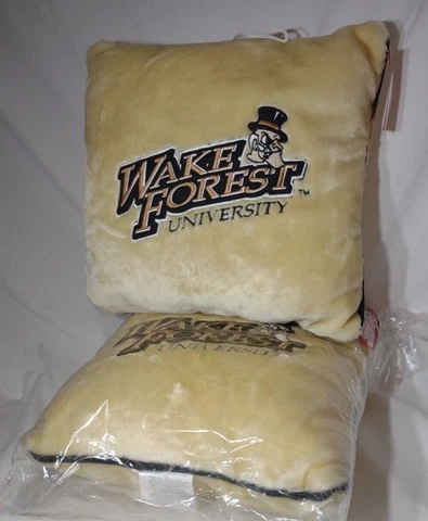 Wake Forest 2 Pillows Steven Smith Mascot Officially Licensed Collectible RARE Cover