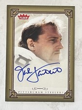 2004 FLEER GREATS OF THE GAME GOTG FOOTBALL AUTO JACK LAMBERT STEELERS