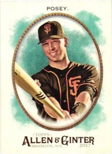 2017 Buster Posey San Francisco Giants Allen und Ginter Baseballkarte # 51 - Bild 1 von 2