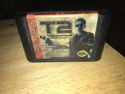 T2: Judgment Day (Sega Genesis, 1993) Working Game Only Free Shipping - Image 1 of 4