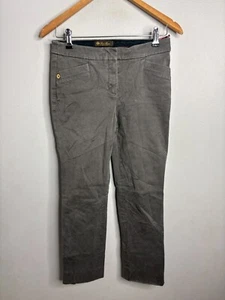 Loro Piana Chino pants Cotton Tapered Leg Size EU 42 Us 26 Womens Gray 5102 - Picture 1 of 11