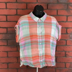 Sanctuary Medium kariertes geknöpftes Damenhemd – lässig & vielseitig - Bild 1 von 7