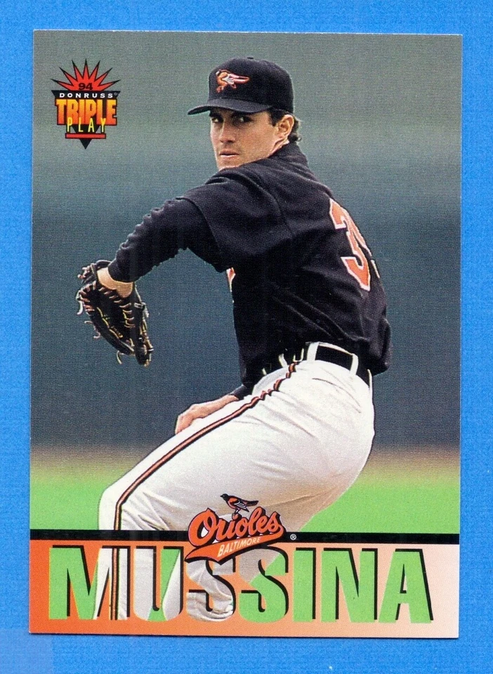 1994 Triple Play #157 Mike Mussina Orioles - Image 1 of 1