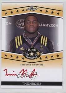 2013 Leaf US Army All-American Bowl Tour Red Ink /10 Tim Kimbrough #TA-TK1 Auto