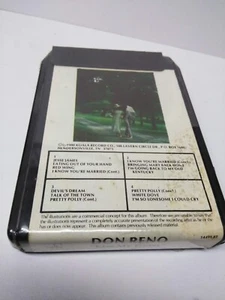 NEW PARTIALLY SEALED DON RENO KISS MY GRASS 8 TRACK TAPE BLUEGRASS MUSIC - Picture 1 of 7