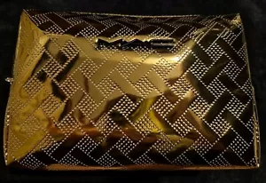 MAC Gold Make-up Kosmetiktasche, Reise Kulturbeutel Etui, Nagelneu! - Bild 1 von 3