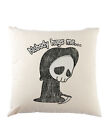 Nobody Hugs Me Cushion Pillow Fun Halloween Blood Fear The Reaper Skeleton