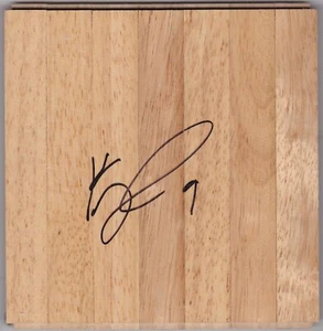 KENNY THOMAS SIGNED 6"X6" FLOORBOARD HOUSTON ROCKETS 76ERS SACRAMENTO KINGS - Picture 1 of 1