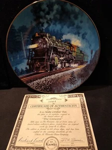 The Hamilton Collection Train Plate - The Crescent - Plate No. 5548A - Picture 1 of 7