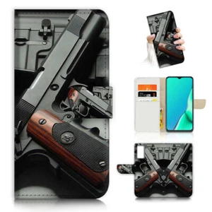 ( For Vivo Y22s ) Wallet Flip Case Cover AJ23919 Gun - Photo 1 sur 7