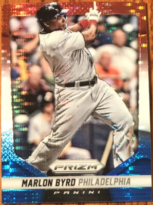 2014 Panini Prizm Prizms Red White & Blue Pulsar Marlon Byrd #51 - Изображение 1 из 2