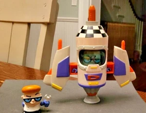 Dexters Laboratory Cartoon Network Get out of my Laboratory! Rare Rocket Figure - Picture 1 of 5