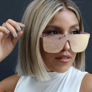 Gafas de Sol Lentes de Moda Grueso Estilo Hombre Mujeres Women's Sunglasses New - Picture 1 of 35