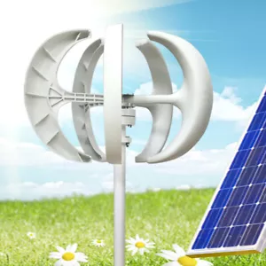 Aluminum Lantern Wind Turbine Generator Vertical Axis w/ Controller Kit 600W 12V - Picture 1 of 19