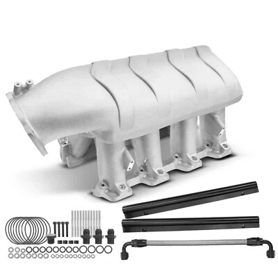 Multipuerto EFI LS Hi-Ram se adapta a Chevy GM LS3 L92 bloque pequeño colector de admisión 92 mm  Foto 1 de 4