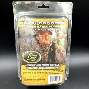 Hunter Safety System Quick Connect Tree Strap 3 Pack Tree Hunting Safety NEW NOS - Picture 1 of 5