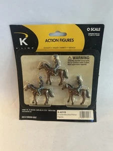 K-Line Painted Figures 6-21377 Mounted Police - O/O27 Gauge - NIP - Picture 1 of 1