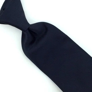 Thomas Pink England Made Tie Black Solid Narrow Necktie Luxury Silk Ties L3 New - Picture 1 of 9