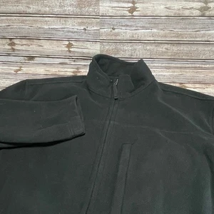 Duluth Trading Co. Chaqueta polar pesada cremallera completa negra para hombre XLT - Imagen 1 de 8