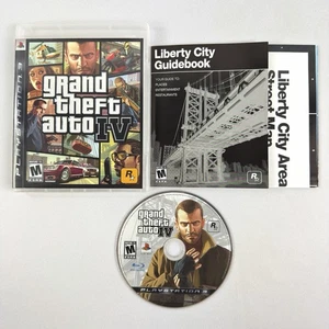 Grand Theft Auto IV for PlayStation 3 PS3 - CIB Complete Map EXCELLENT CONDITION - Picture 1 of 7
