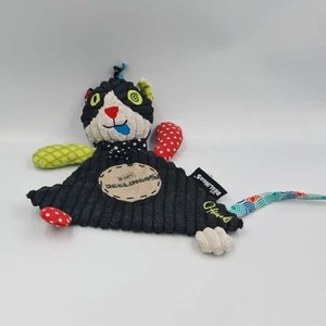Doudou plat chat noir BABY DEGLINGOS - 36139 - Photo 1/2
