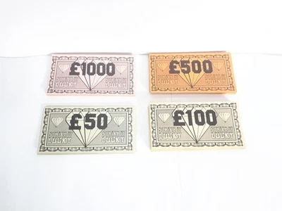 Vintage Strike It Lucky Board Game Parker 1988 REPLACEMENT Money Cash Notes - VG - Image 1 of 4