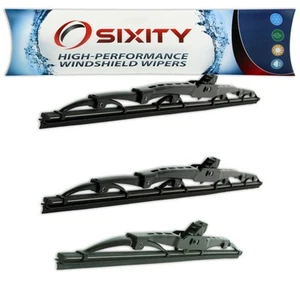 Front+Rear Windshield Wiper Blades for Audi A4 Quattro OEM Upgrade Kit Set md - Picture 1 of 8