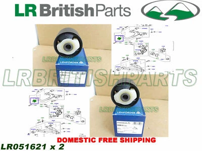 BRAZO DE CONTROL TRASERO LAND ROVER BUJE SUPERIOR DELANTERO LR3 LR4 LEMFÖRDER NUEVO LR051621 Foto 1 de 4
