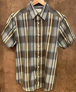 Penguin Munsingwear Men’s Size Medium Short Sleeve Button Up Classic Fit Shirt - Picture 1 of 10