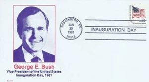 GEORGE H.W.  BUSH VP INAUGURATION 1981 - DC - Elite cachet - Picture 1 of 1