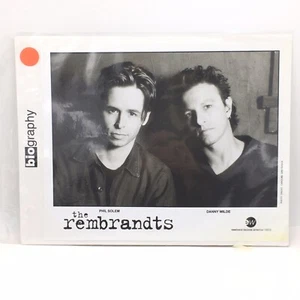 The Rembrandts Press Kit B/W Photo And Biography Phil Solem And Danny Wilde - Picture 1 of 3