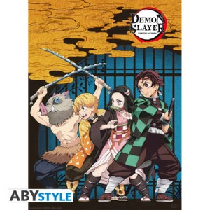 Mini póster de Demon Slayer: Kimetsu No Yaiba Group 15""x 20.5"" manga anime estilo DBY - Imagen 1 de 1