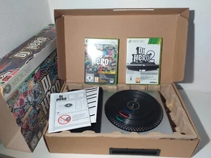 Pack DJ Hero Platine + Jeu + DJ Hero 2 Xbox 360 - Picture 1 of 8