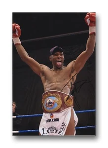 JOHNNY NELSON FIRMADO A MANO 12X8 FOTO BOXEO AUTÓGRAFO - EL ARTISTA 5. - Imagen 1 de 1